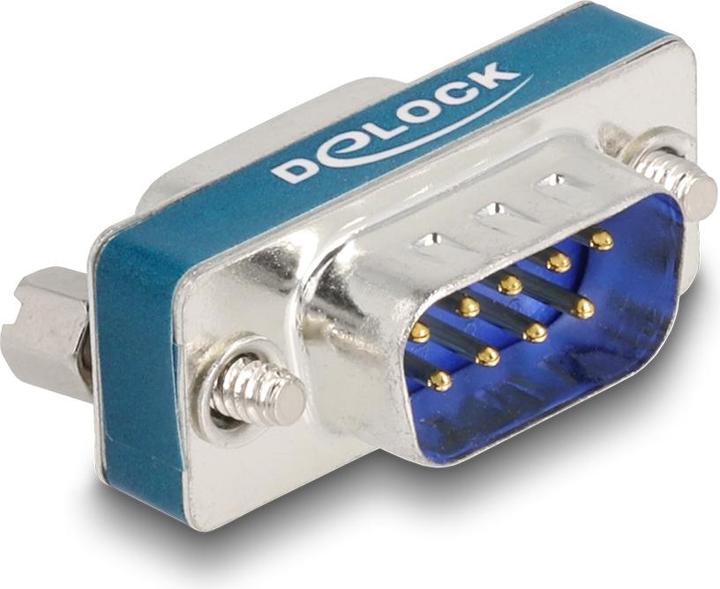 Produktbild Delock HF/EMI Entstörfilter D-Sub 9 Pin Stecker zu Buchse mit Tiefpass induktiv (0.03 m)