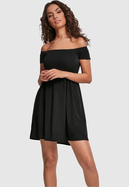 Produktbild Urban Classics Ladies Smoked Off Shoulder Dress (4XL)