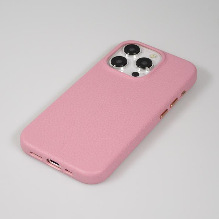 Produktbild PhoneLook Hülle Vollständig genarbtes Luxuskalbsleder mit Metallknöpfen und MagSafe (Apple iPhone 14 Pro)