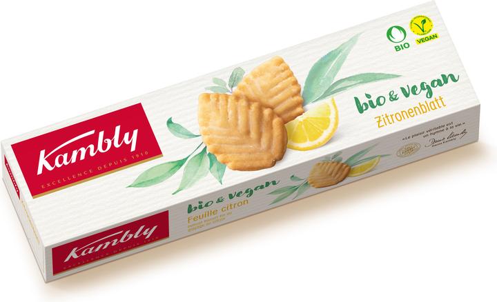 Immagine prodotto Kambly Guetzli Foglia di Limone Biologico & Vegano 110 g (1 pz., 110 g)