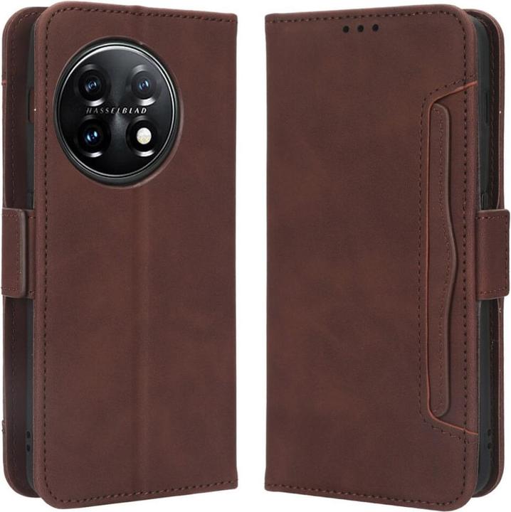 Produktbild Cover-Discount One Plus 11 - Etui mit vielen Kartenfächer braun (OnePlus 11)