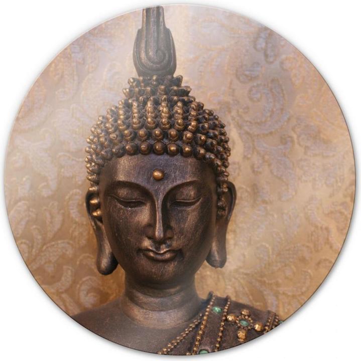 Produktbild Trenddeko Buddha der Weise - rund (Ø 30 cm)