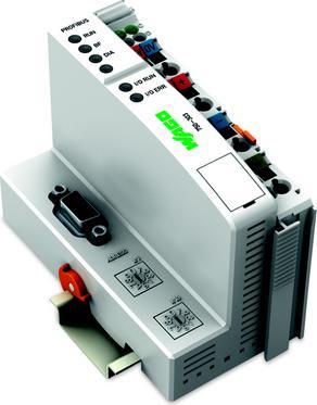 Produktbild Wago 750-323 Feldbuskoppler PROFIBUS DP 12 MBaud digitale Signale lichtgrau