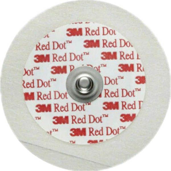 Immagine prodotto 3M Elettrodi ECG a punto rosso rotondi (50 pezzi)
