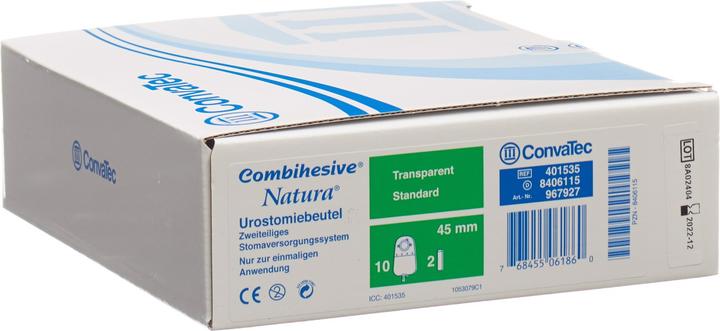 Actual product image ConvaTec Uro Beutel Knickversch 550ml 45mm (10 Piece, 10000 ml, 500 g)