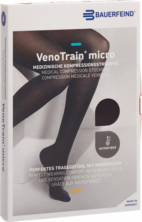 Veno Train MICRO A-D KKL2 XL normal/long offene Fussspitze schwarz (XL)