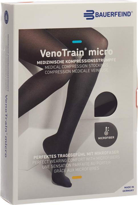 Veno Train MICRO A-TU KKL2 M plus/short geschlossene Fussspitze schwarz (M)