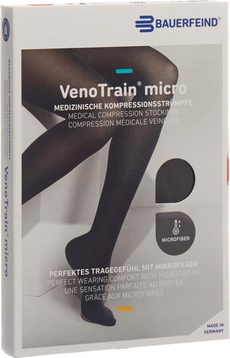 Actual product image Veno Train MICRO A-G KKL2 M normal/long geschlossene Fussspitze schwarz Haftband Spitze normal (M)