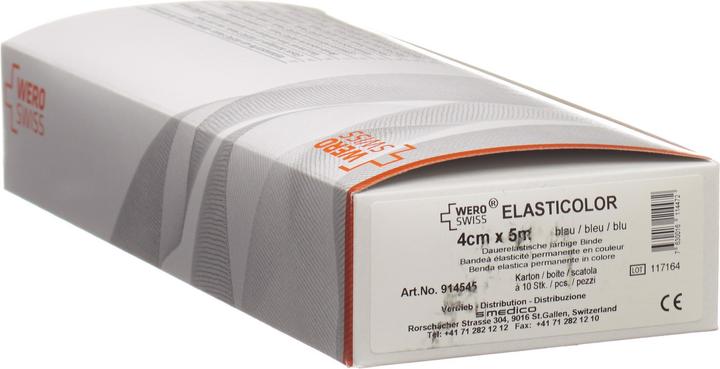 Image du produit Wero Swiss Elasticolor Elastische Binde 5mx4cm blau