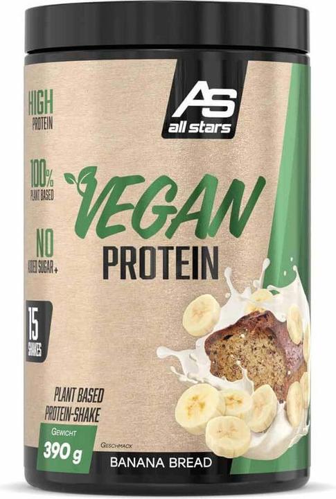 Actual product image All Stars Vegan Protein (390G can) (Banana, 1 pcs., 400 g)