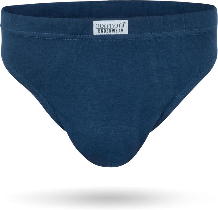 Image du produit Normani Slip 3 pièces pour homme fabriqué en 100% coton (S, M, L, XL, XXL, 3XL, 4XL, Lot de 3)