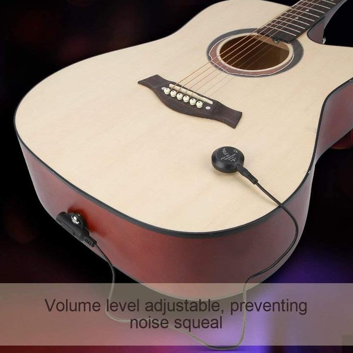 Actual product image Demeras Mini Piezo Pickup für Akustikgitarre und Violine