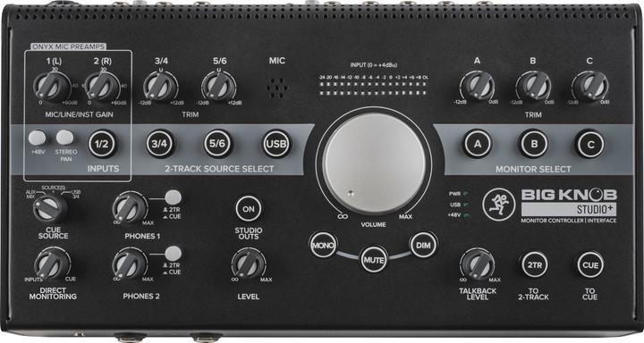Image du produit Mackie Big Knob Studio+ (en anglais) (Studio et mixeur live)