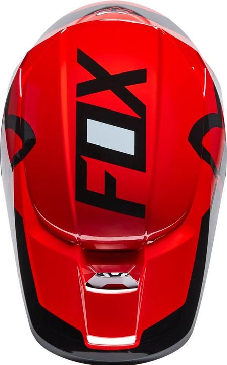 Actual product image Fox Visor 22 Yth V1 Lux Flo Red Os