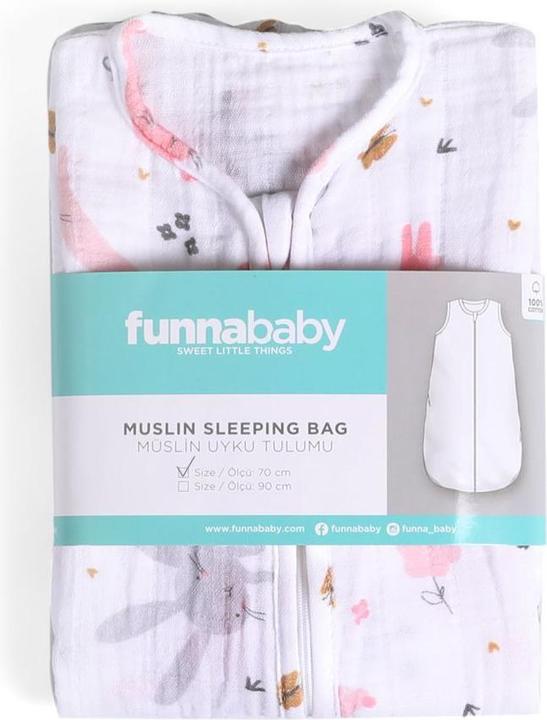 Image du produit Funnababy Gigoteuse - Lapin - Rose - 70 cm (70 cm)