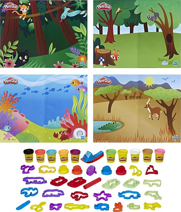 Image du produit Hasbro Seau de pâte à modeler Animaux