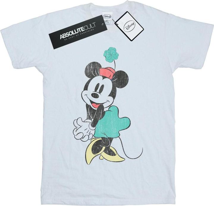 Immagine prodotto Disney Minnie Mouse Shamrock Hat Maglietta Ampia Donna (M)