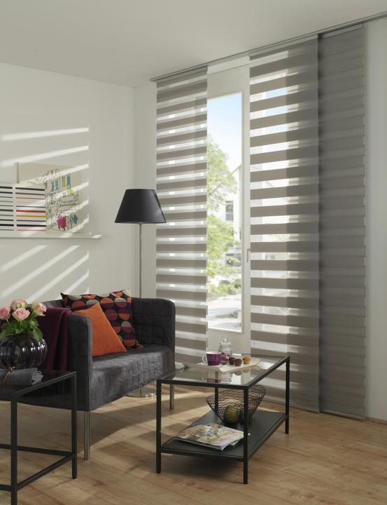 Produktbild Gardinia Flächenvorhang Day + Night Karo 60 x 245 (60 x 245 cm)