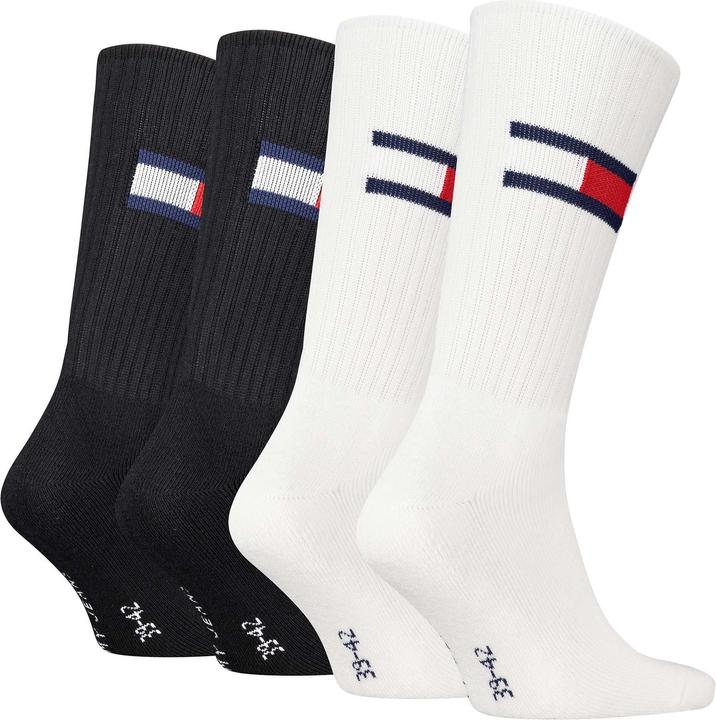 Tommy Hilfiger Sock 4P Flag ECOM (4er Pack, 43 - 46)