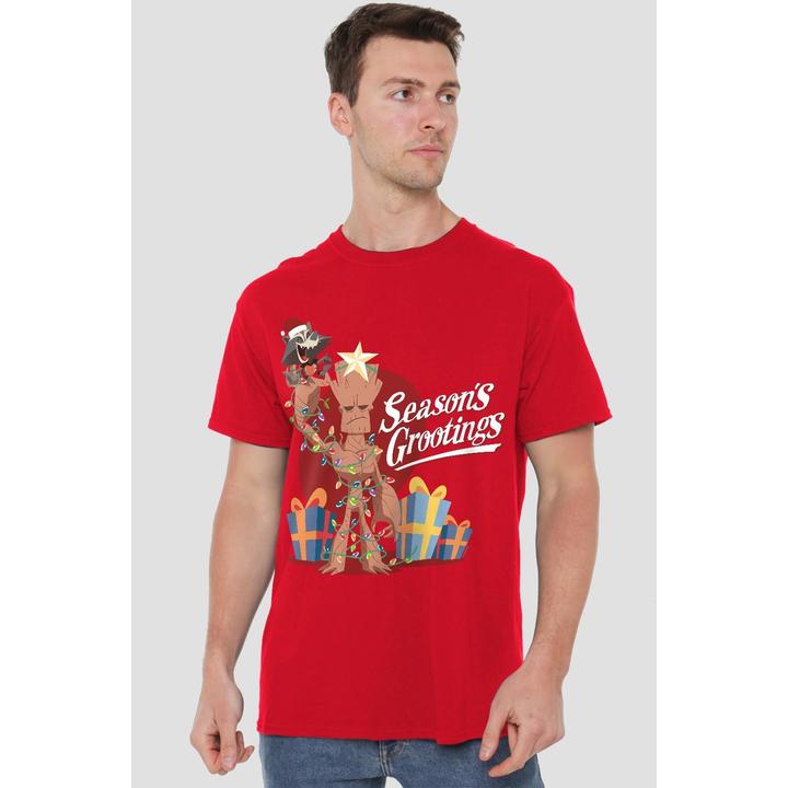 Immagine prodotto Guardians of the Galaxy Seasons Grootings Maglietta Uomo (XL)