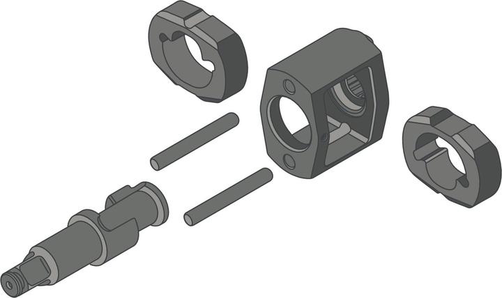Actual product image KS Tools 1/2" MONSTER high performance air angle impact wrench, 271 Nm, 105.4 dbA (1/2")