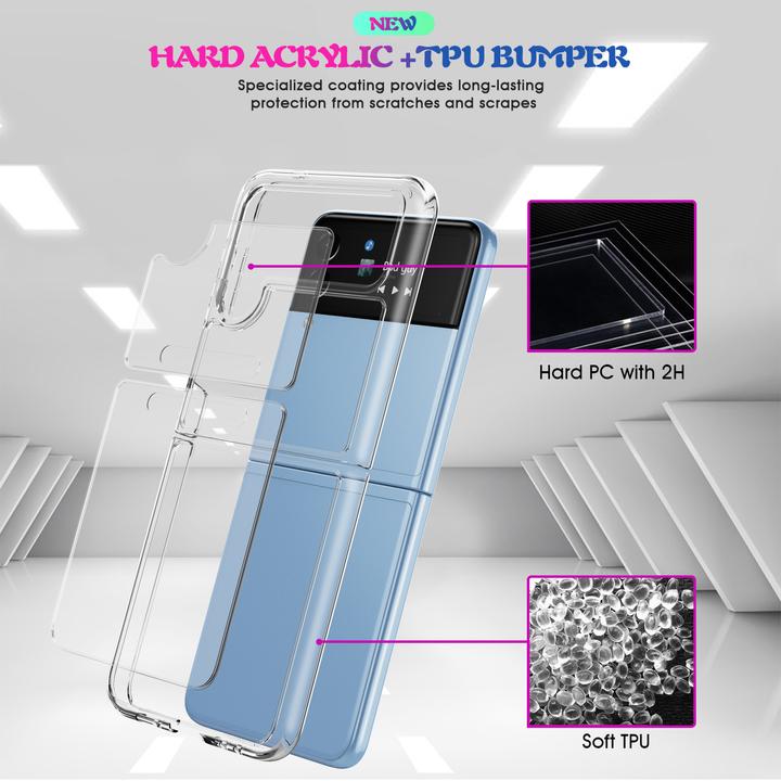 Actual product image PhoneLook Coque Gel transparent Silicone Super Clear flexible (Samsung Galaxy Z Flip4)
