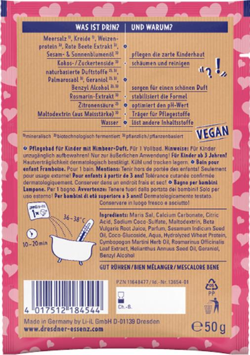 Immagine prodotto Dresdner Essenz Dreckspatz Love You Care Bagno per bambini (10 pezzi) (Praline da bagno)