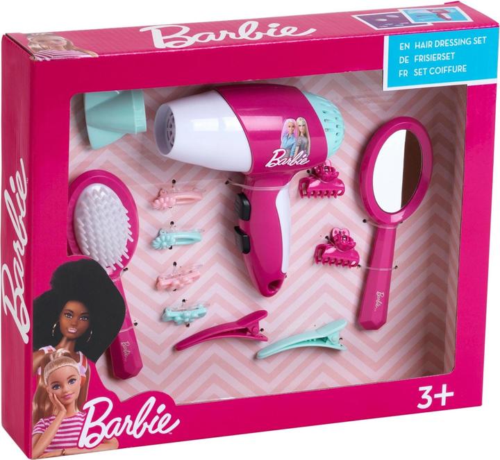 Set da parrucchiere Barbie con asciugacapelli