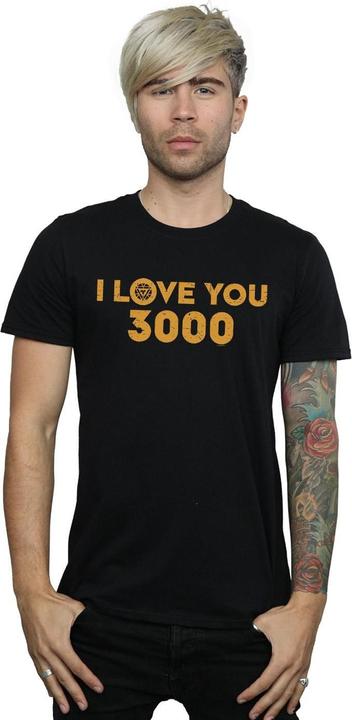 Produktbild Avengers Endgame I Love You 3000 Arc Reactor TShirt (S)