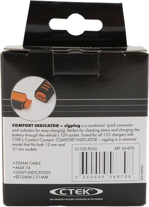 Produktbild Ctek Comfort Indicator Cig Plug