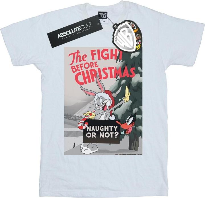 Looney Tunes The Fight Before Christmas TShirt (4XL)