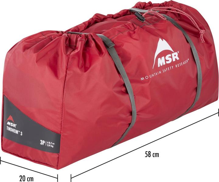 Actual product image Msr Tindheim 3 (Tunnel tent, 2.90 kg, 3 persons)