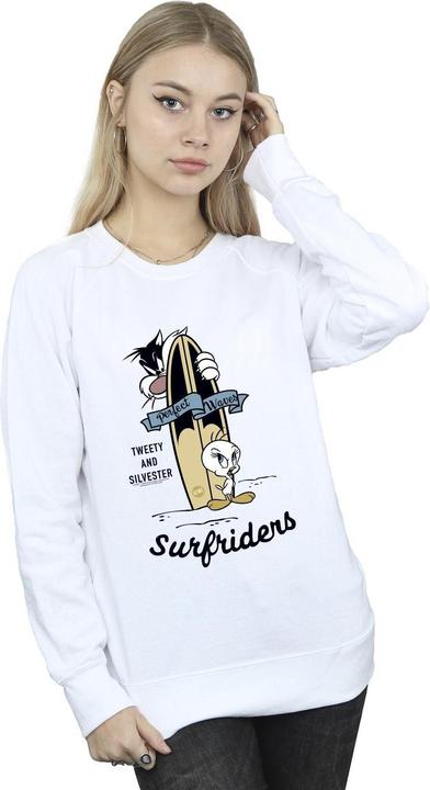 Immagine prodotto Looney Tunes Tweety And Sylvester Perfect Waves Felpa Donna (XXL)