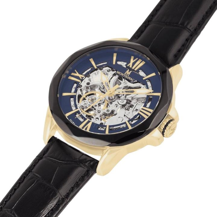 Produktbild Montignac Automatische Uhr Round (Skeleton-Uhr, 42 mm)