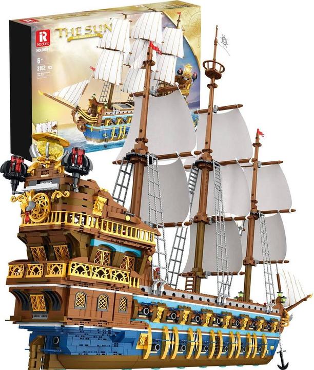 Actual product image ReoBrix Pirate Ship The Sun Royal Fleet