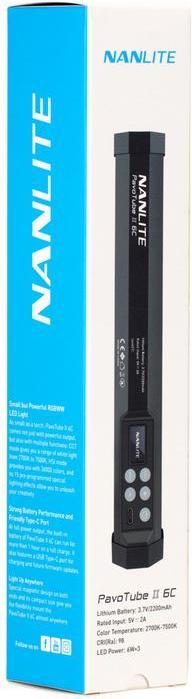 Actual product image Nanlite PavoTube II 6C RGB (Rod light)