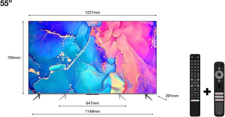 Produktbild TCL 55C635 (55", C635, QLED, 4K, 2022)