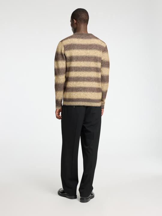 Produktbild Selected Homme Gestreifter Ombré Pullover mit Rundhalsausschnitt (XXL)