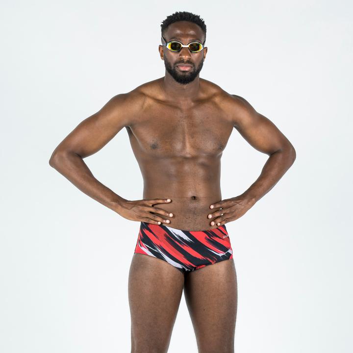 Immagine prodotto Nabaiji Pantaloncini da bagno mini boxer da uomo - 900 All Strat rosso (XL)