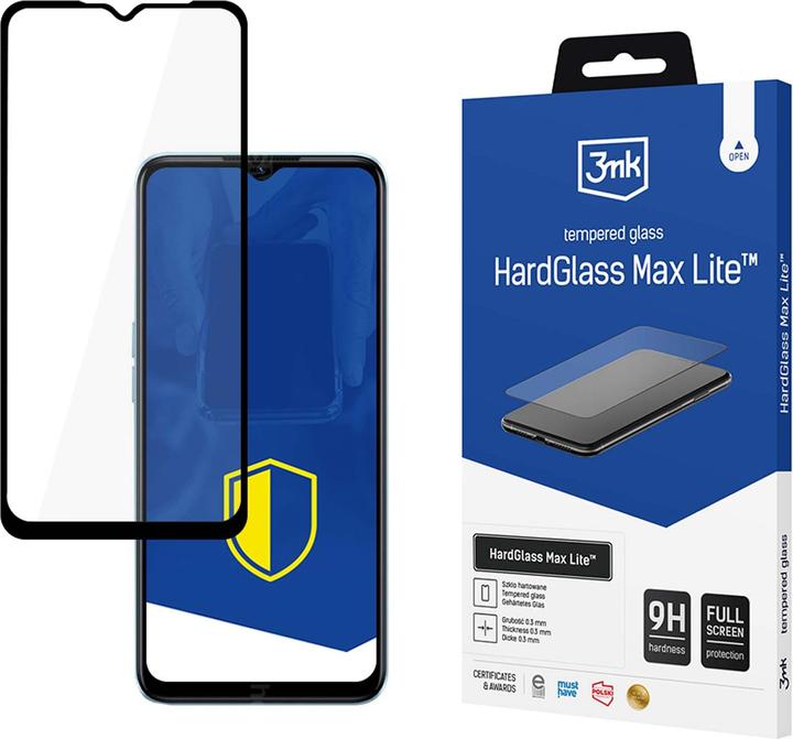 Immagine prodotto 3MK Protezione dello schermo Hardglass Max Lite (1 Pezzo/i, Oppo A57, Oppo A57 5G, Oppo A57s, Oppo A57e)