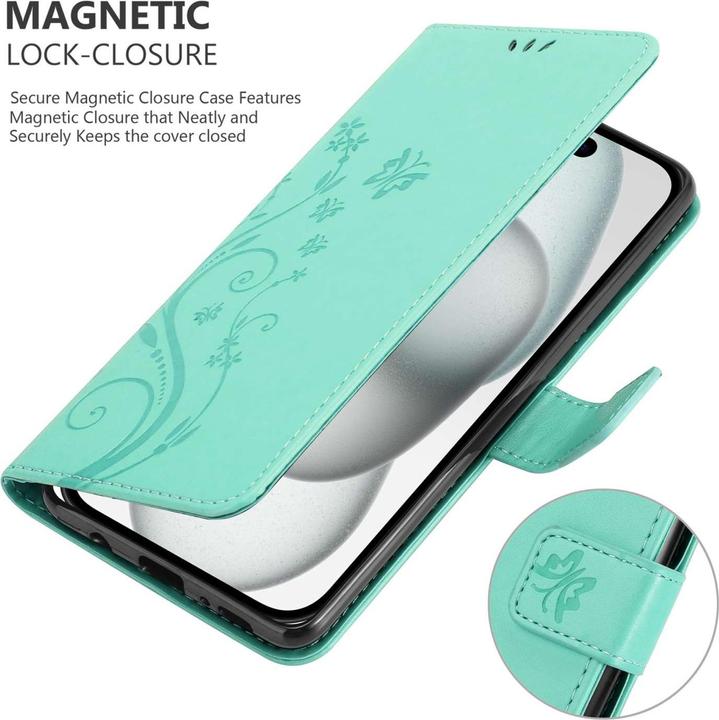 Image du produit Cadorabo Coque pour Apple iPhone 15 pour Fleur Book (Apple iPhone 15)
