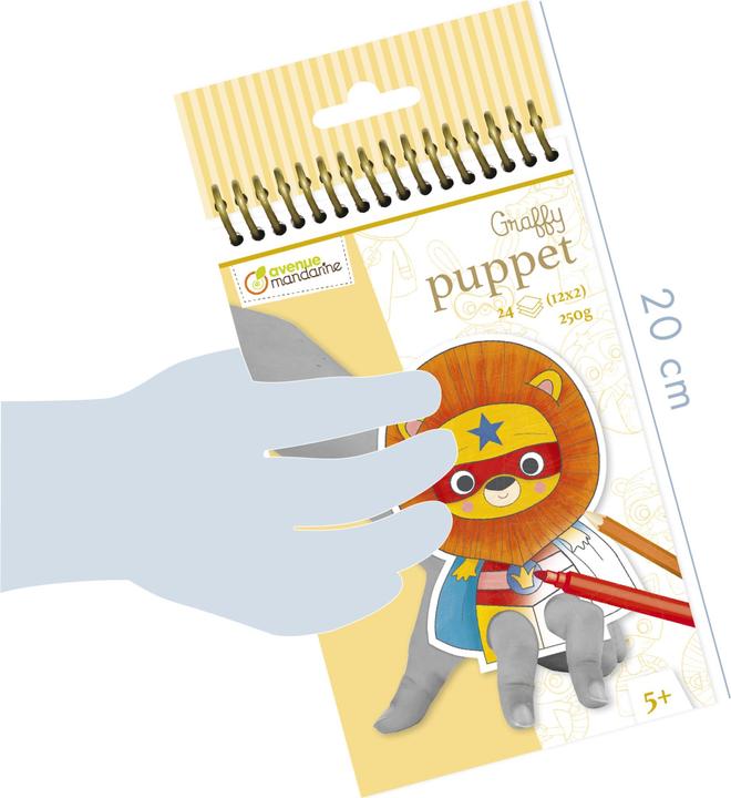 Produktbild Avenue Mandarine Graffy Puppet, Superhelden