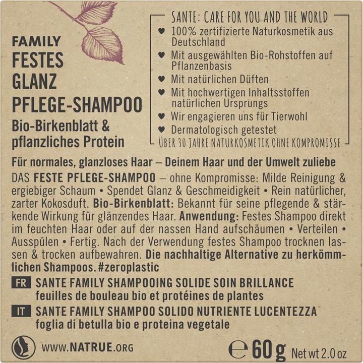 Produktbild Sante Glanz (Festes Shampoo)