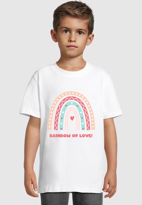Immagine prodotto Merchcode Kids Rainbow of Love - Basic Tee - 185139 (158)