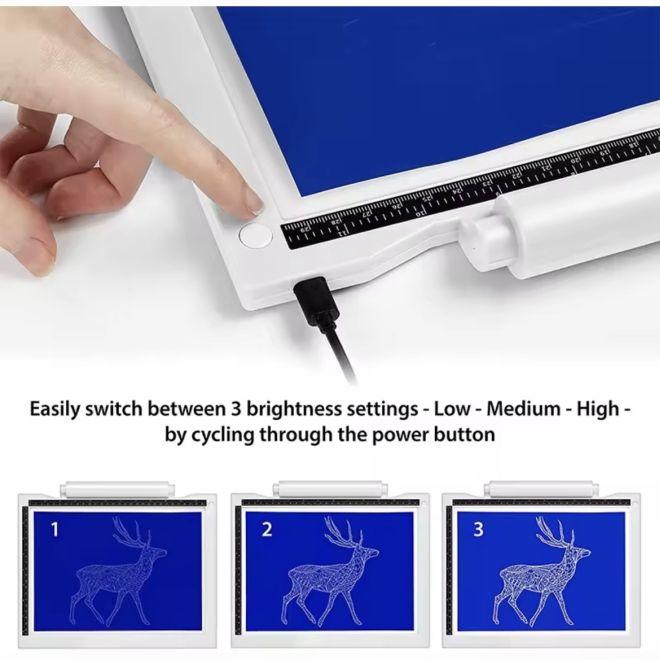 Immagine prodotto MU Classic LED Leuchttisch A4 mit 3 Helligkeitsstufen