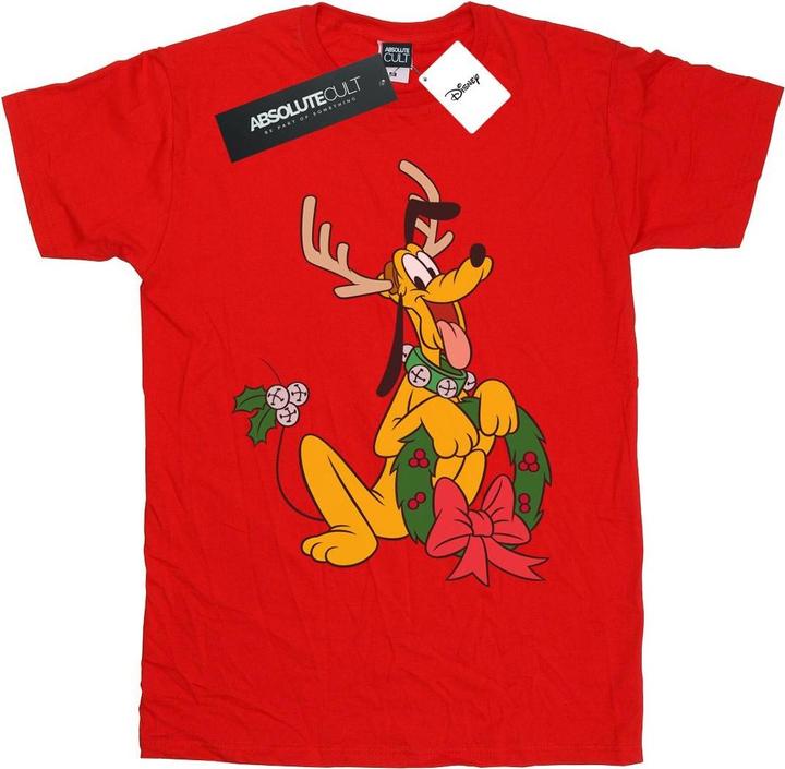 Immagine prodotto Disney Pluto Christmas Reindeer Maglietta Ragazzi (128)