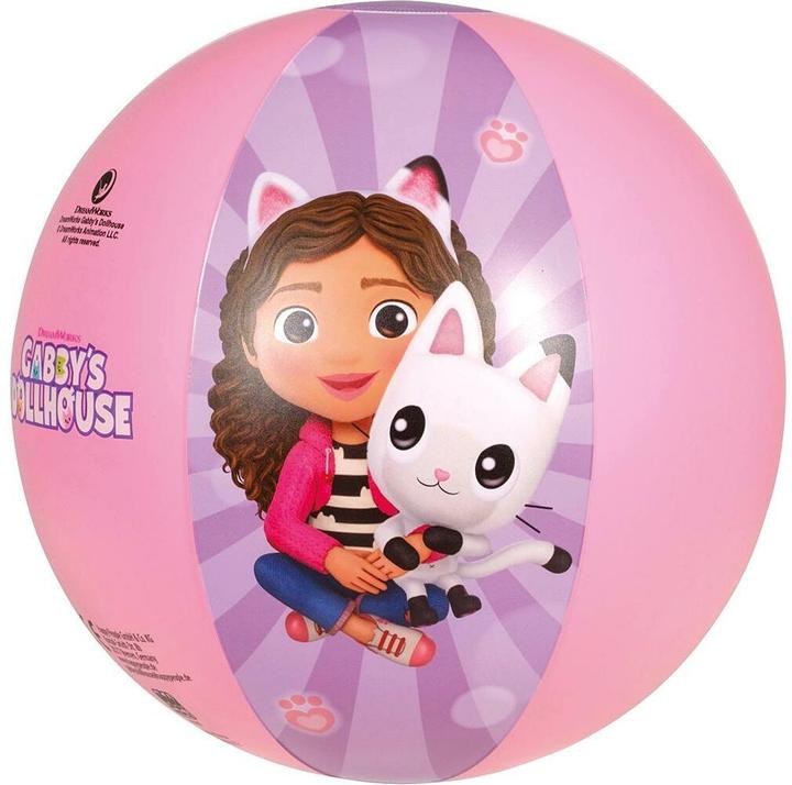 Produktbild Happy People HAPPYPEOPLE Gabby's Dollhouse Strandset, bestehend aus: Strandball, Schwimmring, Kindermatratze