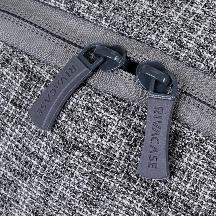 Actual product image Rivacase Laptop backpack, Light gray (15 l)