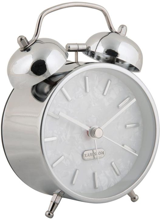 Produktbild Karlsson Klassischer Wecker Pearl Glow Silber