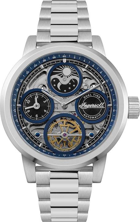 Image du produit Ingersoll 1892 Ingersoll I16003 Montre pour homme The Arc automatique 44mm 5ATM (Montre squelette, 44 mm)
